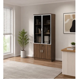 دولاب ملفات 2باب OW-110 WALNUT(brown)
