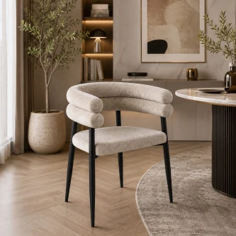 كرسي قماش مفرد WM-09 D.BEIGE