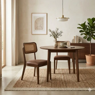 كرسي جلد مفرد HX-002 BROWN