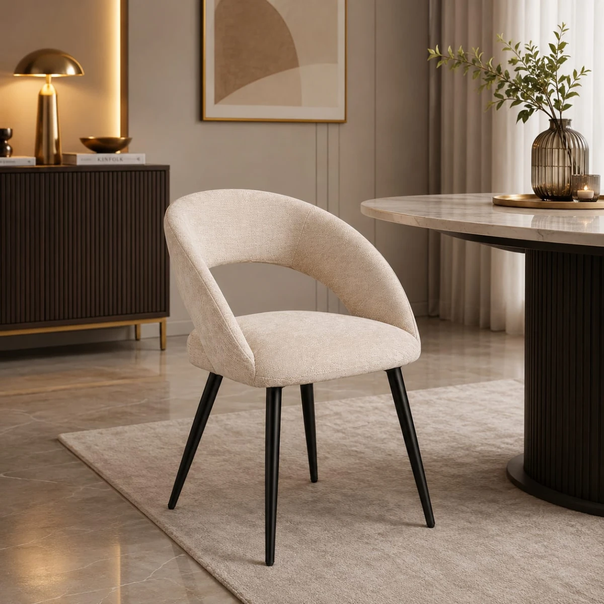 كرسي مفرد DY-02 L.BEIGE