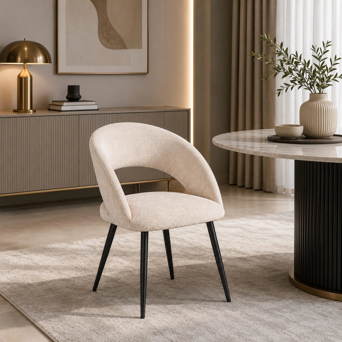 كرسي مفرد DY-02 D.BEIGE