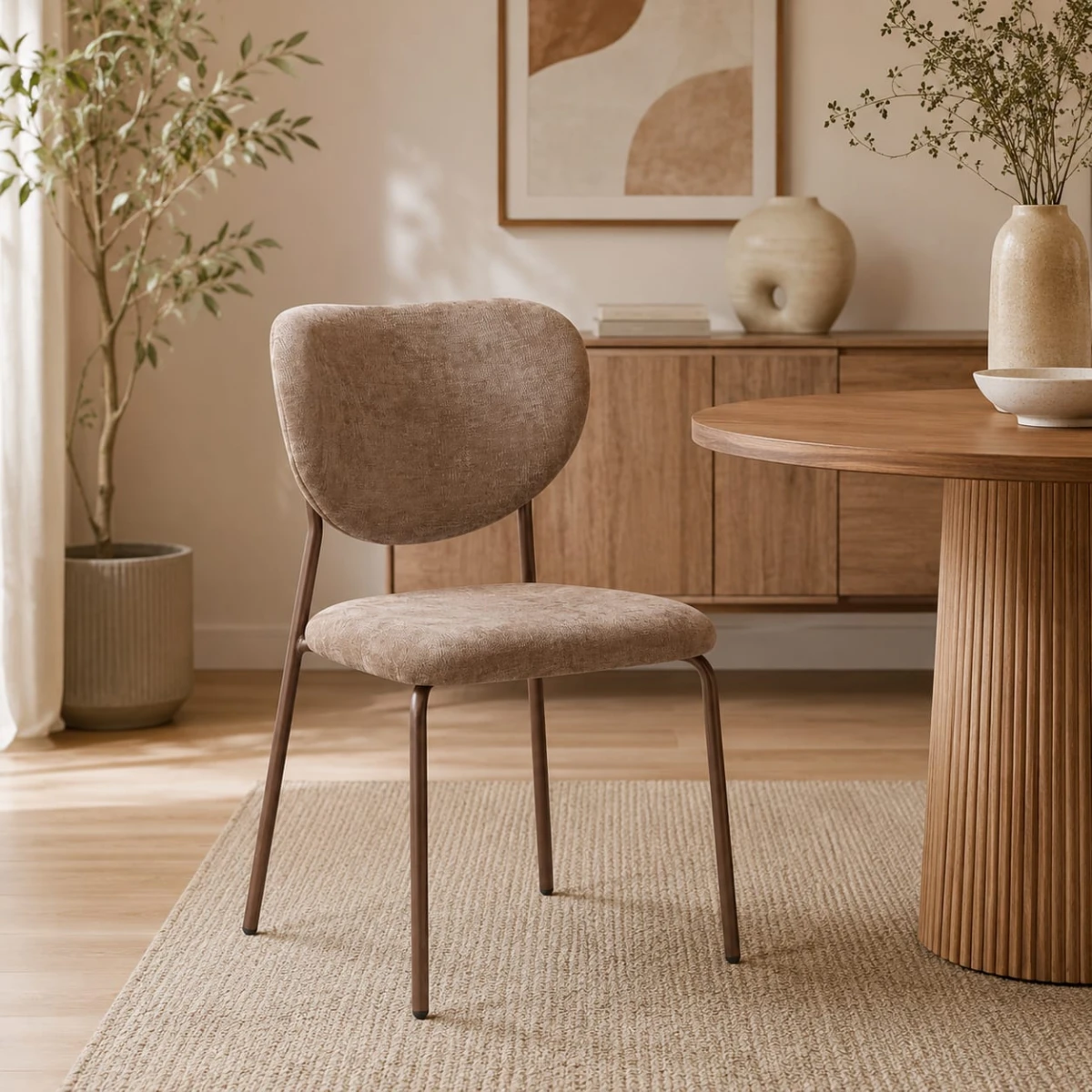كرسي مفرد C-032 BROWN