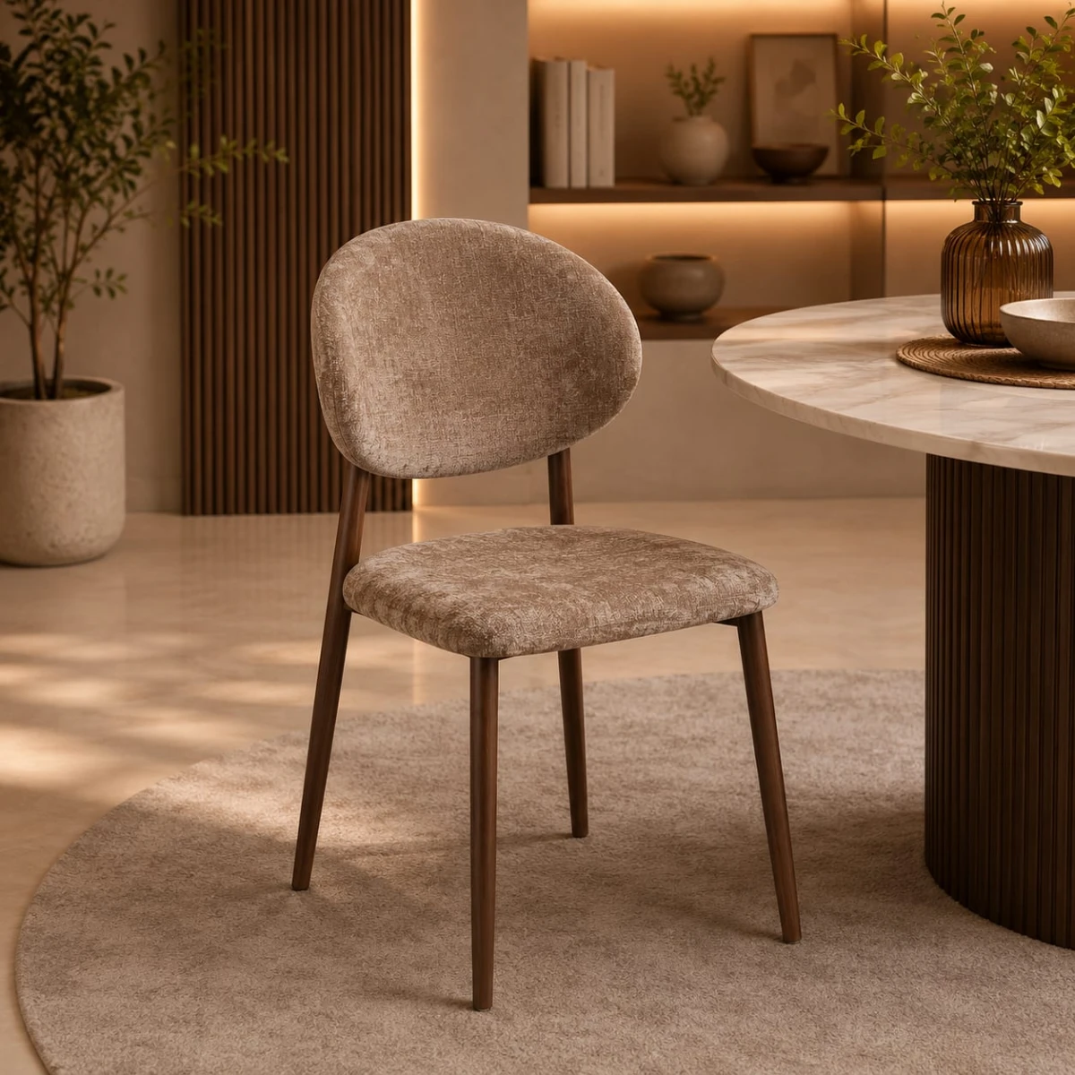 كرسي مفرد C-033 BROWN