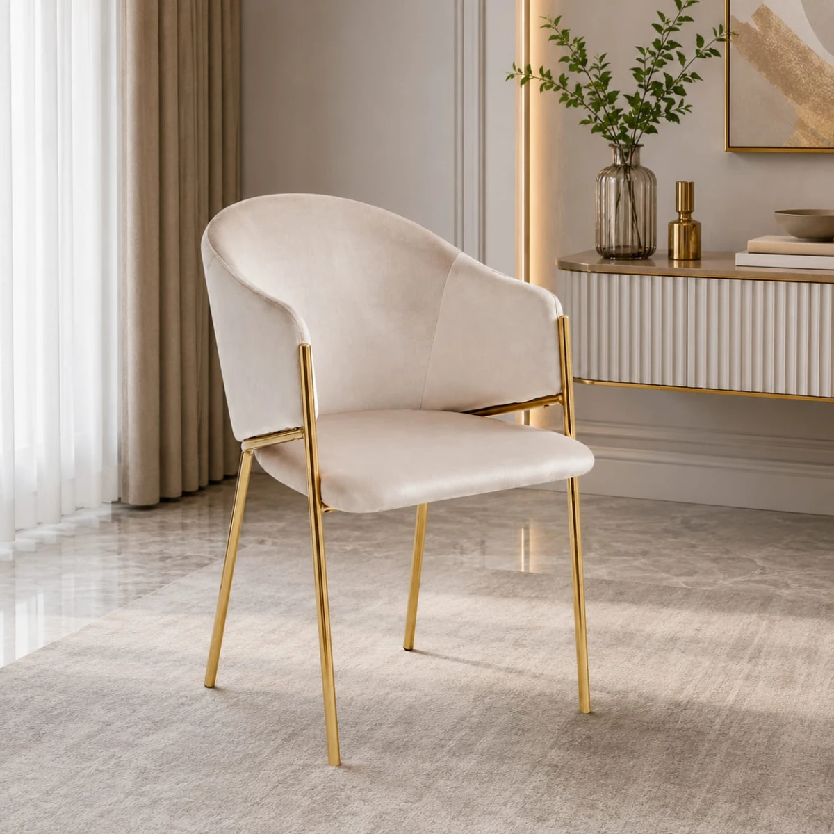 كرسي مفرد 237 BEIGE