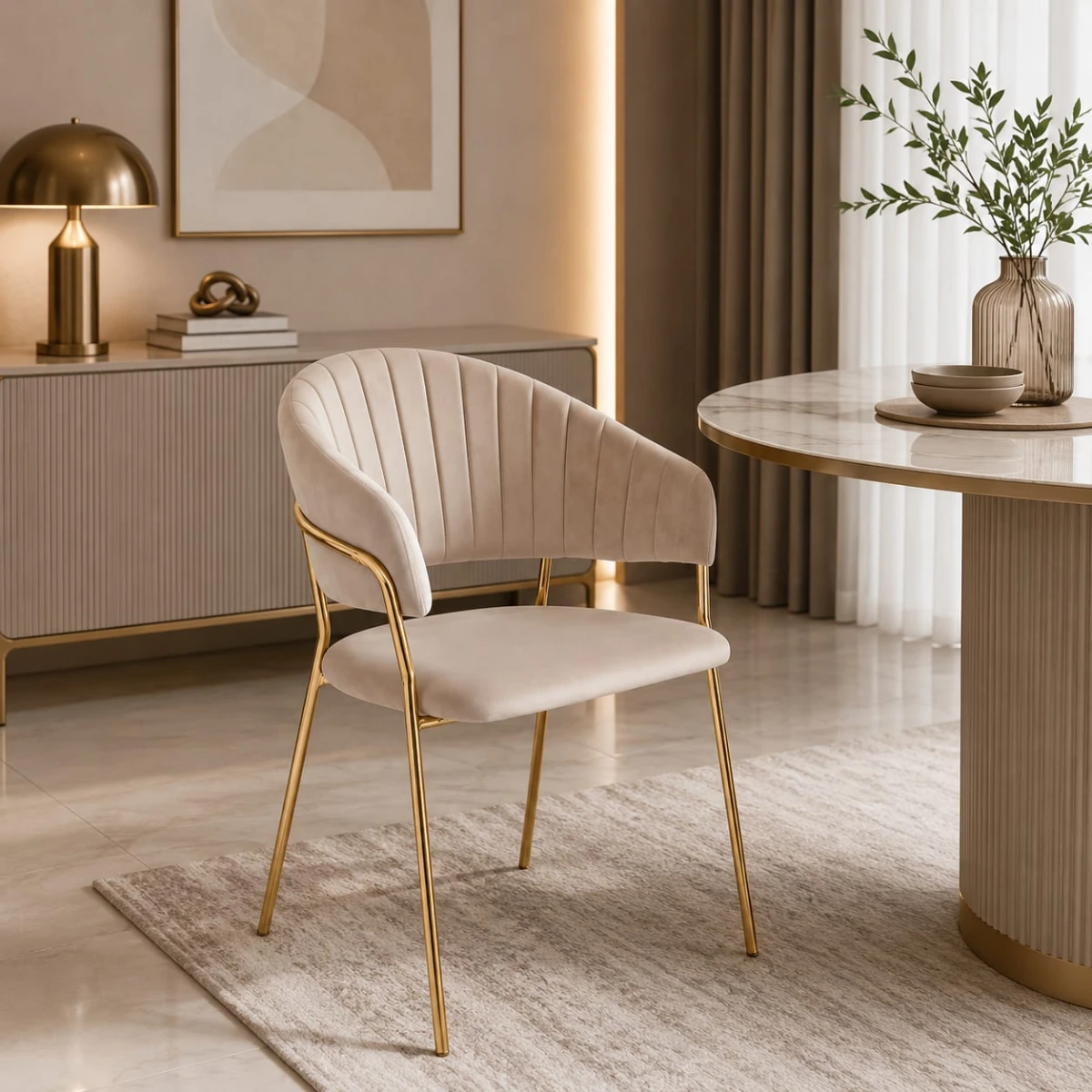 كرسي مفرد 238 BEIGE