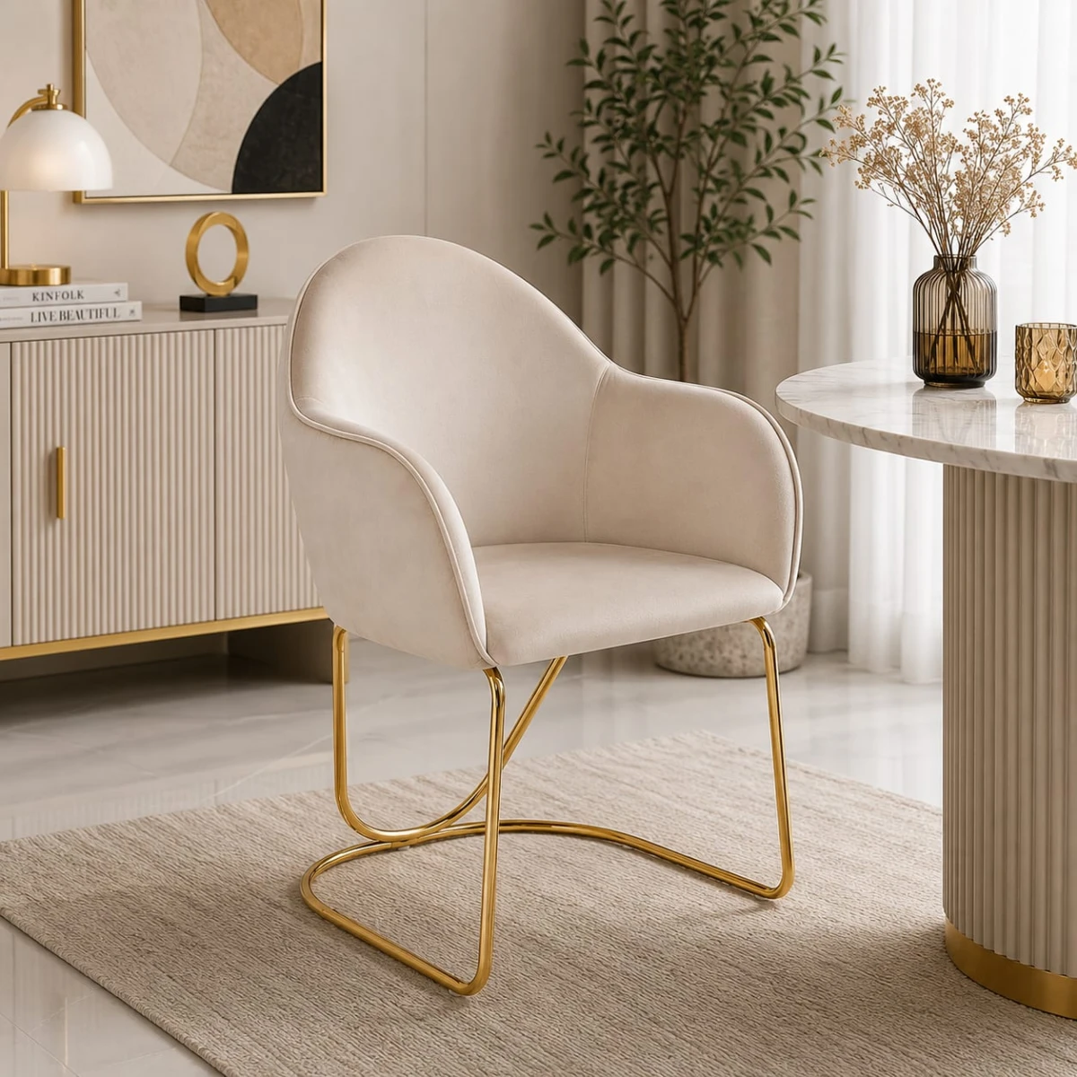 كرسي مفرد 239 BEIGE